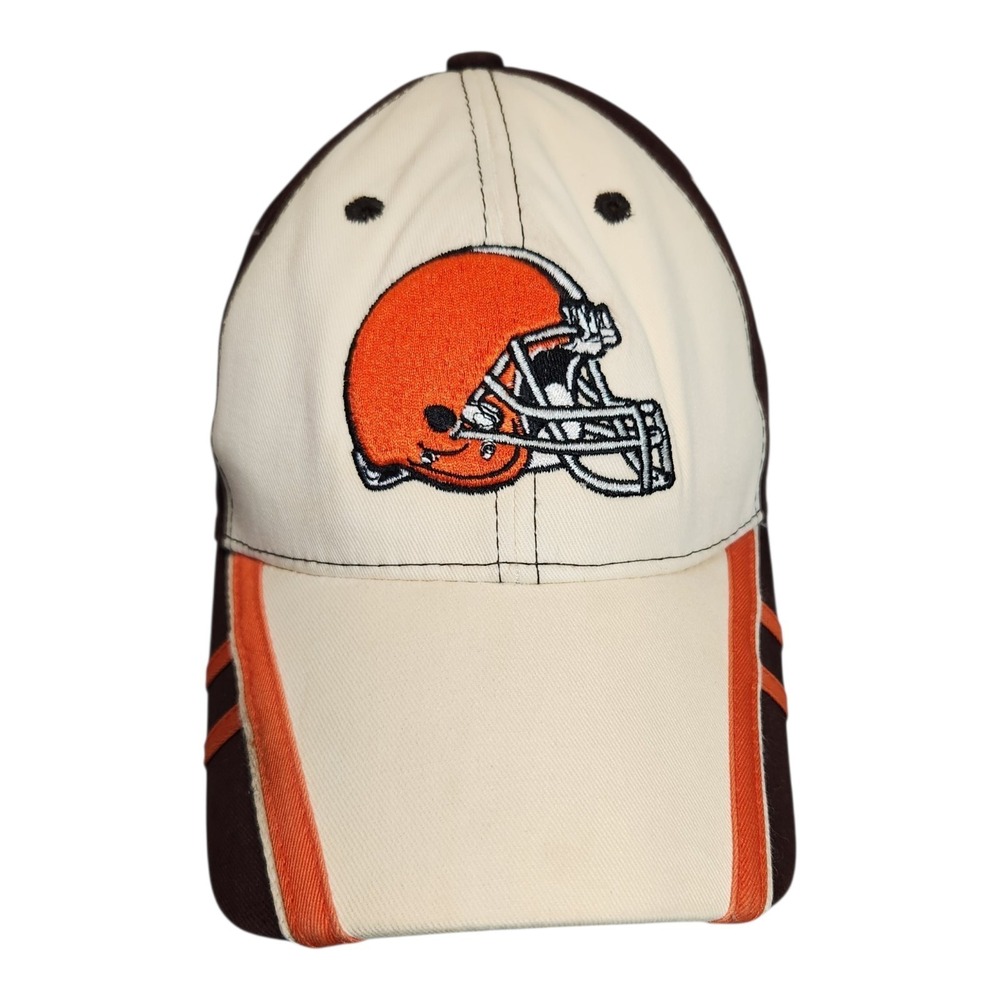 Cleveland Browns NFL Team Apparel Hat Cap OSFA Stretch Fit Embroidered Helmet